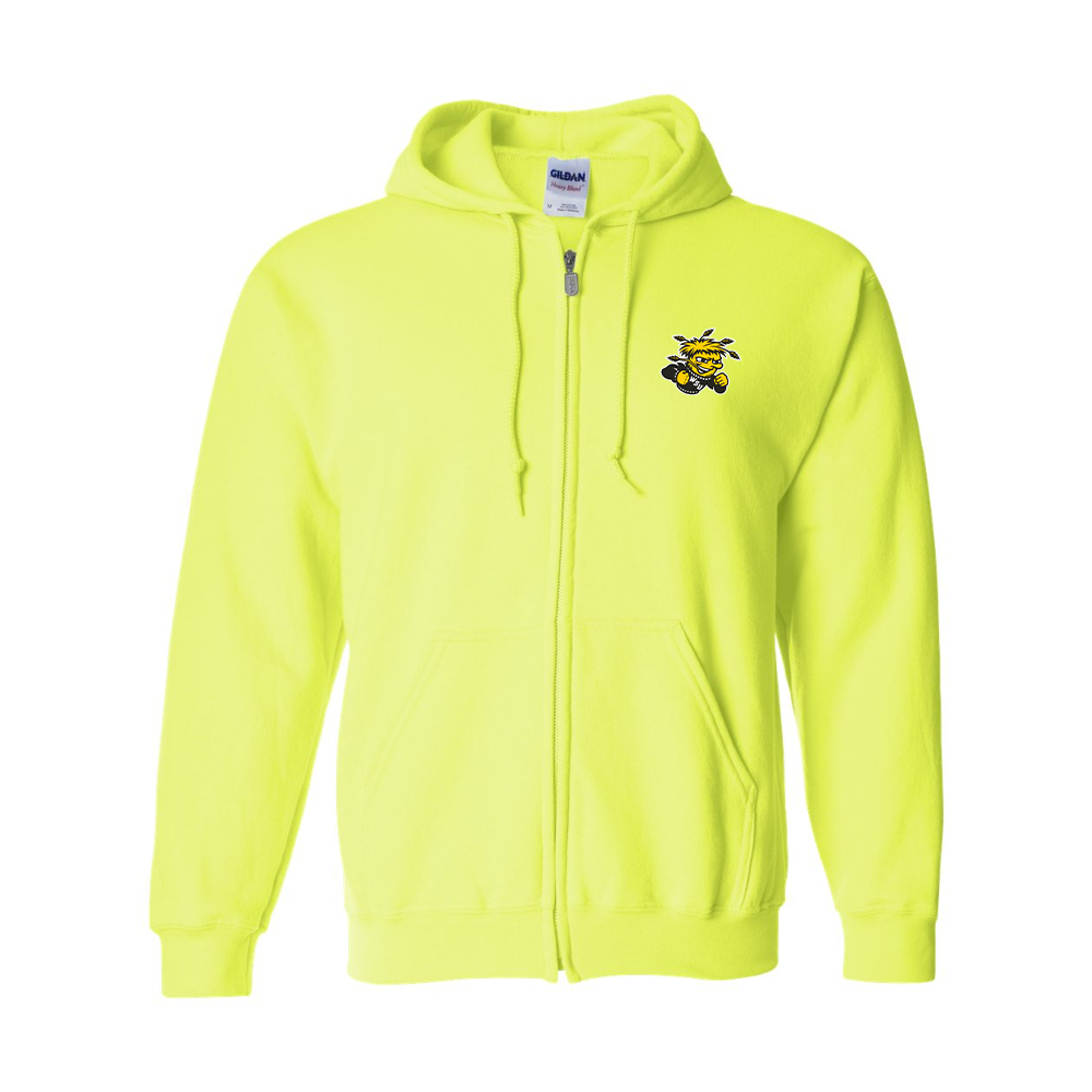 Men's Wichita State Shockers JERZEES NuBlend Full-Zip Hooded Sweatshirt